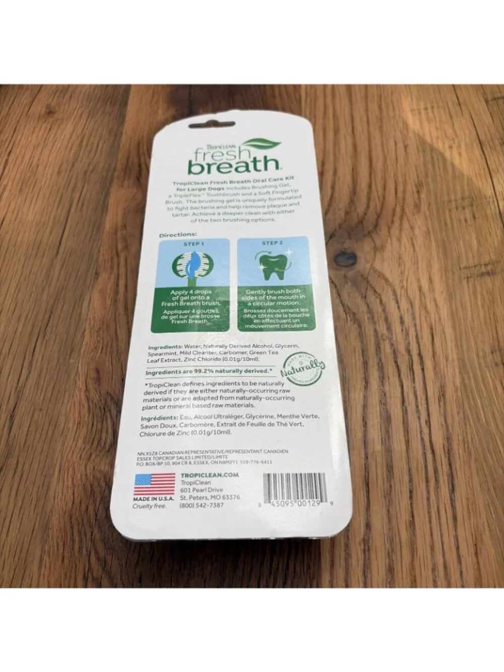 Tropiclean Fresh Breath Pet Oral Care Kit, Large